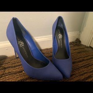 Blue High Heels